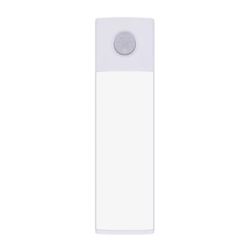MZ-L1803 10cm Ultra-Thin Smart Motion Sensor Light Bar 3 Color Magnetic Self-Adhesive Rechargeable LED Cabinet Light - Silver