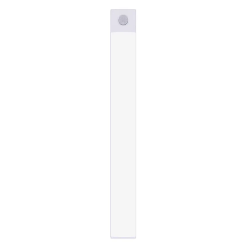 MZ-L1803 30cm Ultra-Thin Smart Motion Sensor Light Bar 3 Color Magnetic Self-Adhesive Rechargeable LED Cabinet Light - Silver