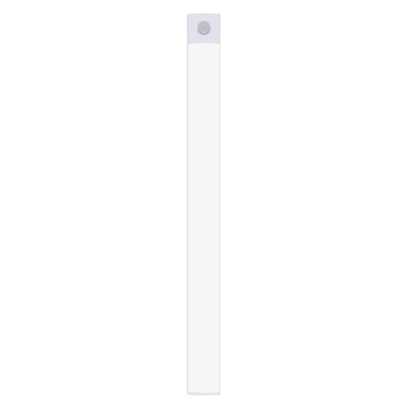 MZ-L1803 40cm Ultra-Thin Smart Motion Sensor Light Bar 3 Color Magnetic Self-Adhesive Rechargeable LED Cabinet Light - Silver