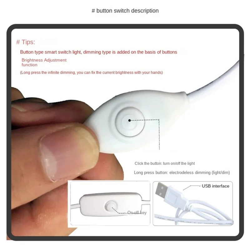 TA-066 Wood+Cloth Stepless Dimming Night Light USB LED Table Lamp Home Decor - Linen Yellow