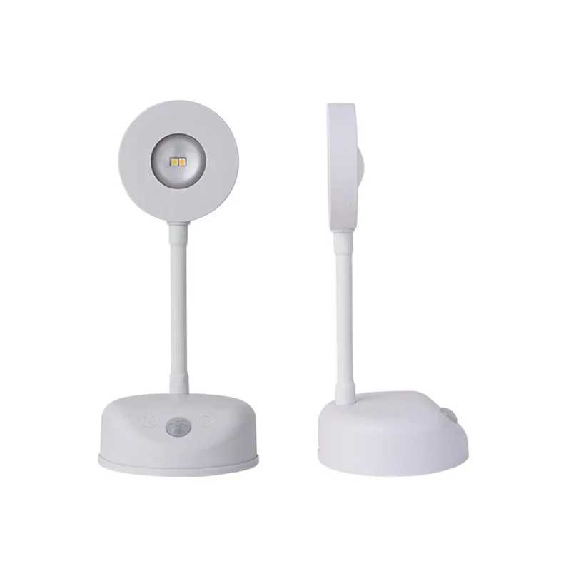 MZ-L2201 Motion Sensor 360 Degree Rotatable Picture Light for Wall Art Stepless Dimming Lamp, Built In 2000mAh Battery - White