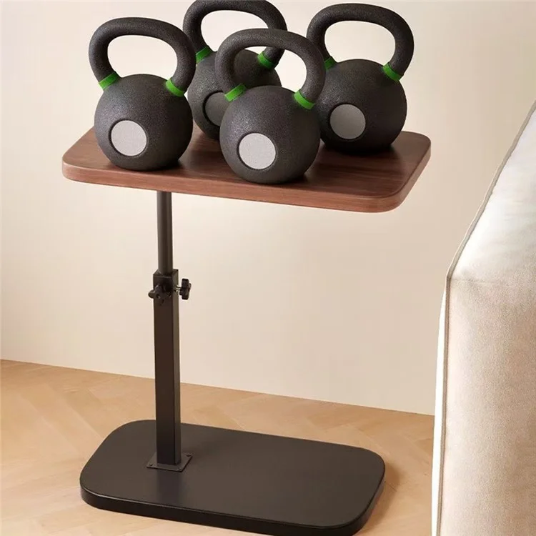Adjustable C Shape Side Table for Sofa Bed 360 Degree Rotating Laptop Desk Portable End Table - Black