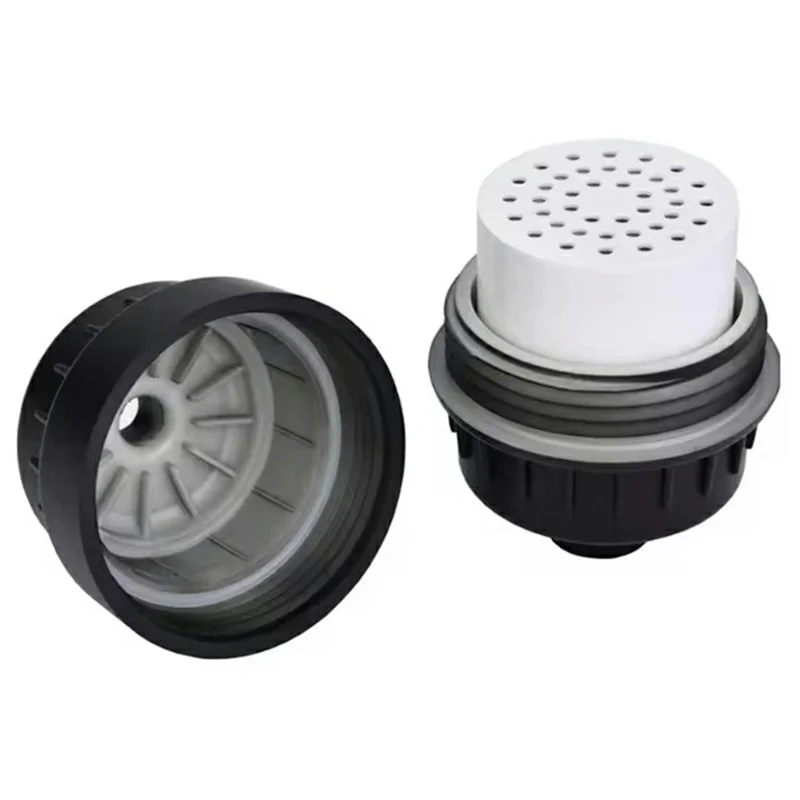 Filtro doccia a 18 strati Purificatore d'acqua per bagno di casa Pre-filtro per soffione della doccia, Nero