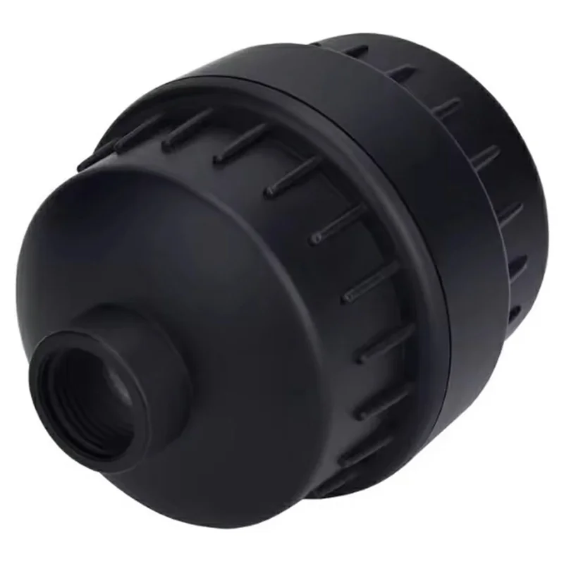 Filtro doccia da 20 strati Purificatore d'acqua per bagno di casa Soffione doccia Pre-filtro, Nero