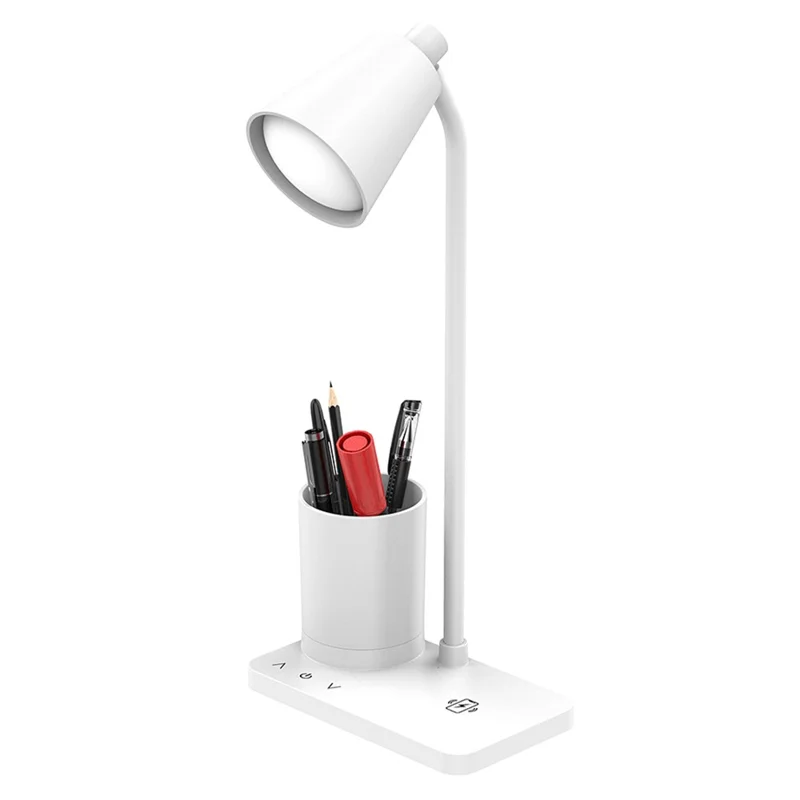 Lampada da scrivania F13 LED per lettura, ricaricabile, con protezione degli occhi, 4 livelli di luminosità e controllo touch per studenti