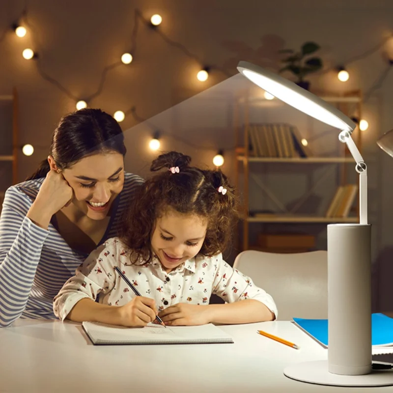 Espelho de Maquiagem TH-8 Lâmpada de Mesa LED Luz de Leitura Brilho Ajustável Luz Noturna de Duplo Uso