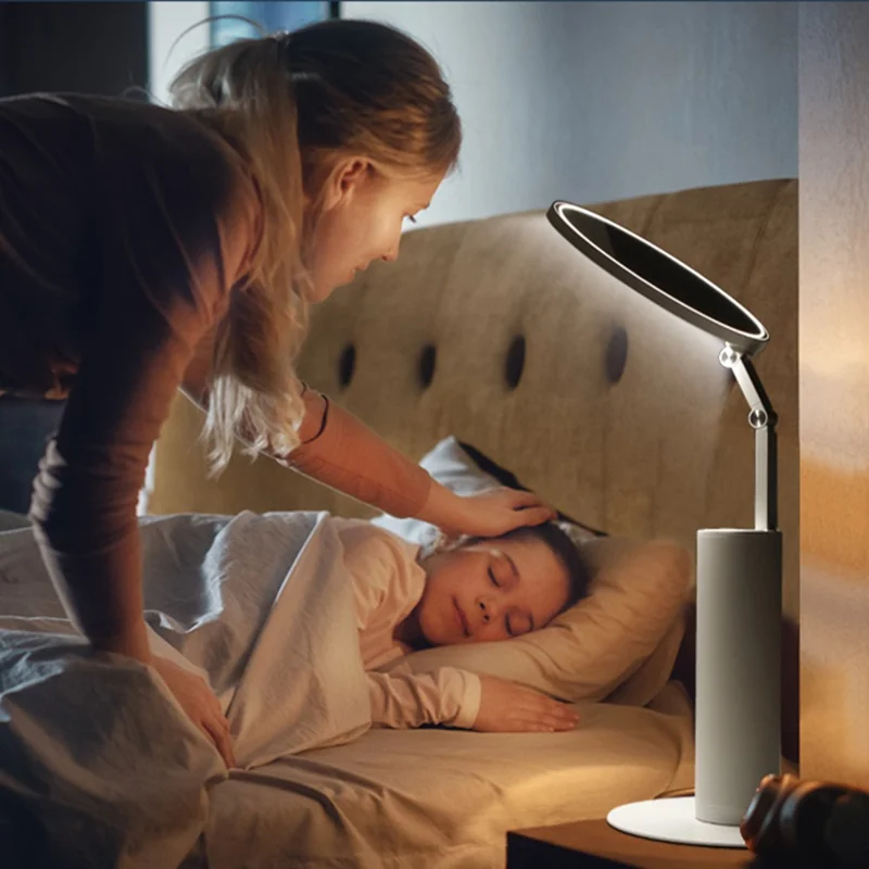 Espelho de Maquiagem TH-8 Lâmpada de Mesa LED Luz de Leitura Brilho Ajustável Luz Noturna de Duplo Uso