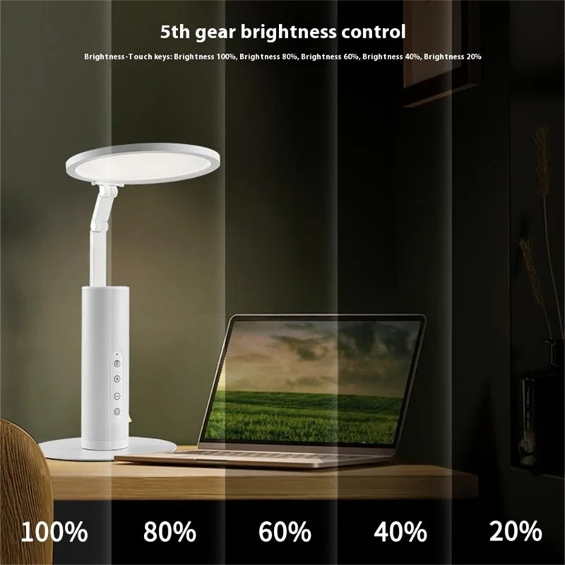 Espelho de Maquiagem TH-8 Lâmpada de Mesa LED Luz de Leitura Brilho Ajustável Luz Noturna de Duplo Uso