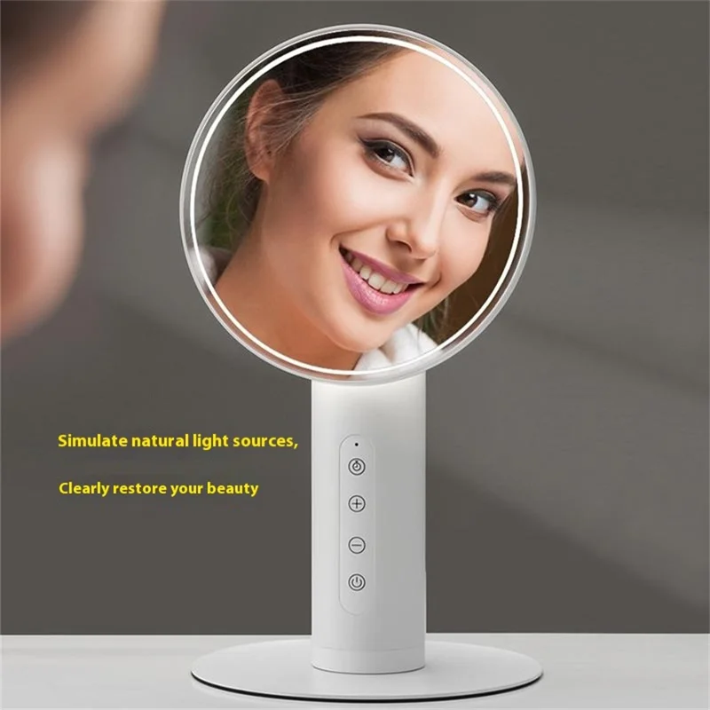 Espelho de Maquiagem TH-8 Lâmpada de Mesa LED Luz de Leitura Brilho Ajustável Luz Noturna de Duplo Uso