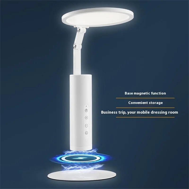 Espelho de Maquiagem TH-8 Lâmpada de Mesa LED Luz de Leitura Brilho Ajustável Luz Noturna de Duplo Uso