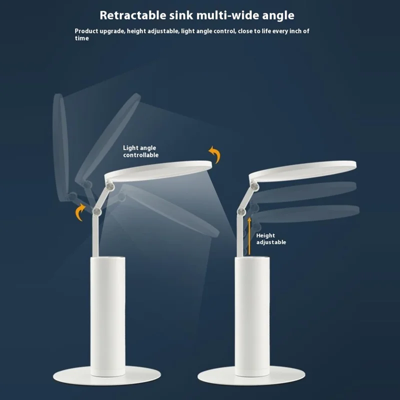 Espelho de Maquiagem TH-8 Lâmpada de Mesa LED Luz de Leitura Brilho Ajustável Luz Noturna de Duplo Uso