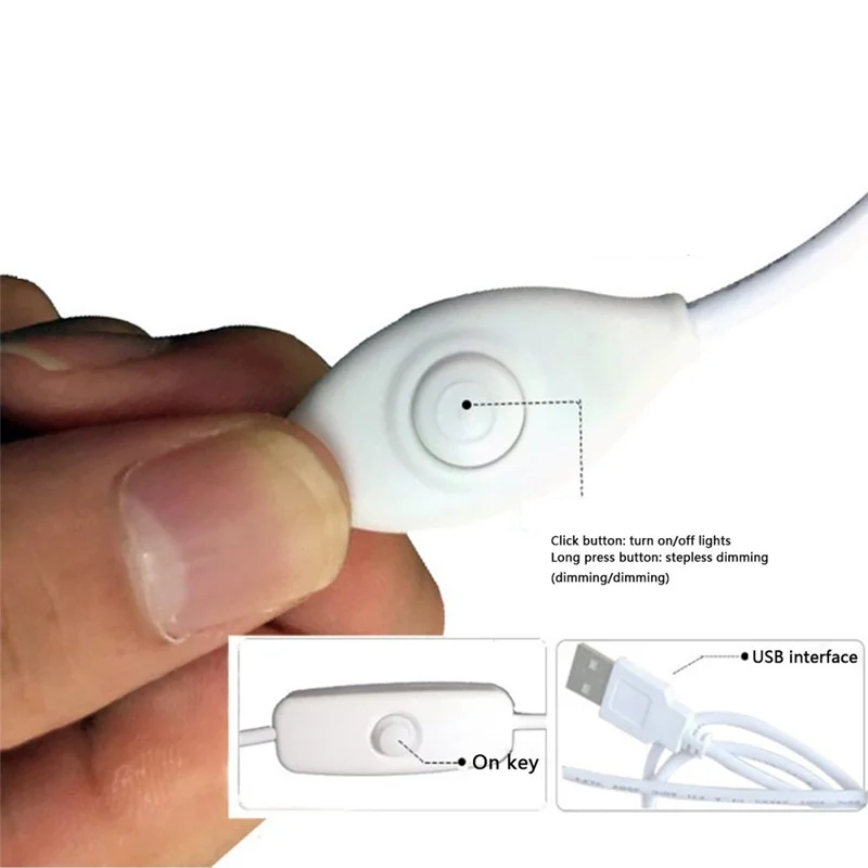 TA-004 Stepless Dimming Table LED Light Bedroom Bedside Wood Decor Night Light 3W Warm Light Night Lamp - Square Column