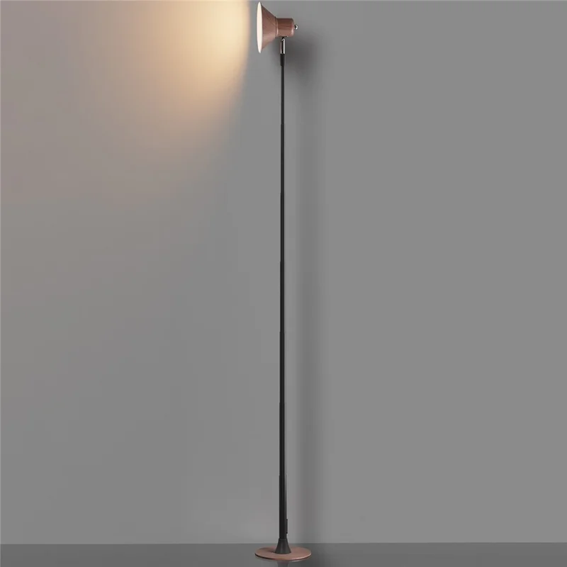 EFL002-P Lámpara de pie LED extensible con protección ocular, enchufe europeo, 3 temperaturas de color, regulable - Color nogal