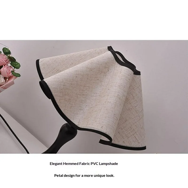 Flower Petal Table Lamp Ambient Light with 3-Color Adjustable 7W Creative Romantic Decorative Light, EU Plug - Nordic Style