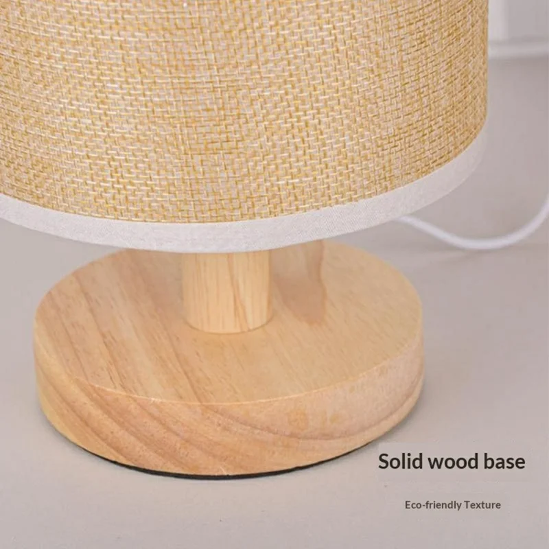 Warmes Tischleuchte Vintage Falten-Nachttischleuchte USB-betrieben Dekorative Leuchte für Schlafzimmer Kreatives Geschenk - Beige