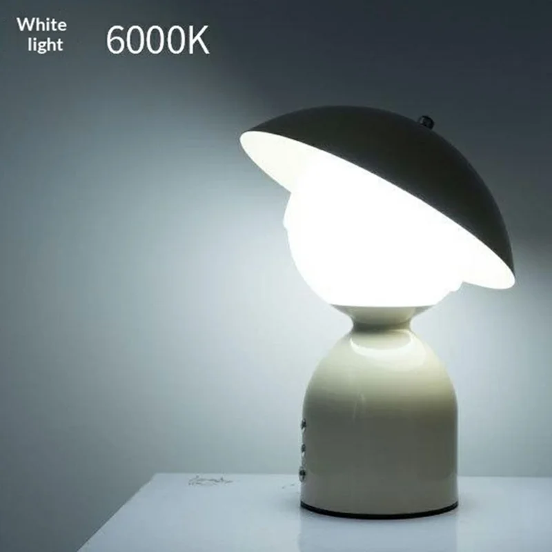 Creative Decorative Bedside Light with Lampshade / Touch Control / 3 Color Dimming Modern Table Lamp - Yellow