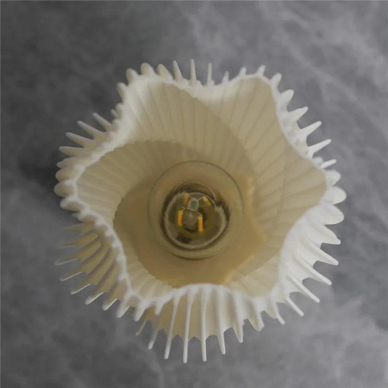 Cubic Ripple 3D Desk Lamp USB Rechargeable Dimmable LED Night Light for Bar Coffee Shop - White