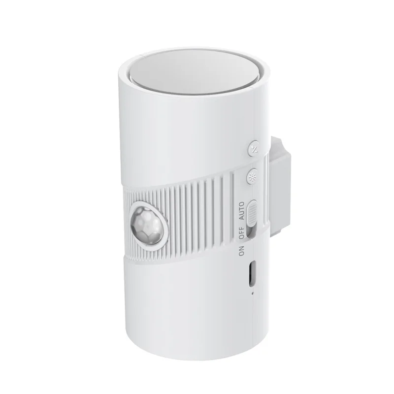 YSJ-008 1Pc Motion Sensor LED Night Light Magnetic Wall Lamp Dimmable 3 Color Temperature Dual Direction Light - White