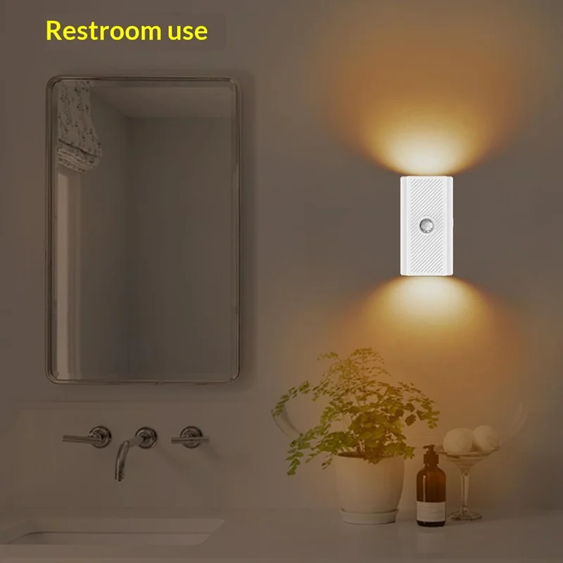 YSJ-010B 1Pc Smart Motion Sensor Wall Light Magnetic Rechargeable LED Night Light for Hallway Bedroom