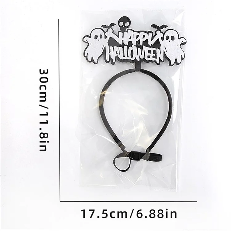 Dog Halloween Headband Ghost Spider Witch Cat Trident Pumpkin Hairband Hair Hoop Pet Dog Costume Cosplay - Trident and Spider