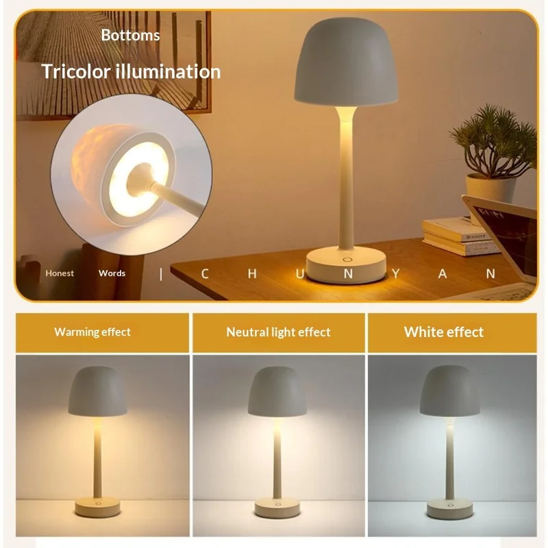 16 Farben Wasserwelle Tischlampe Fernbedienung 3600mAh wiederaufladbare Ambiente Leuchte