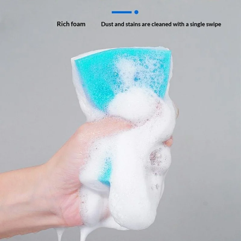 5 Unidades de Esponjas Mágicas de Limpeza Nano Dual-Layer, Espuma de Melamina para Cozinha e Casa de Banho