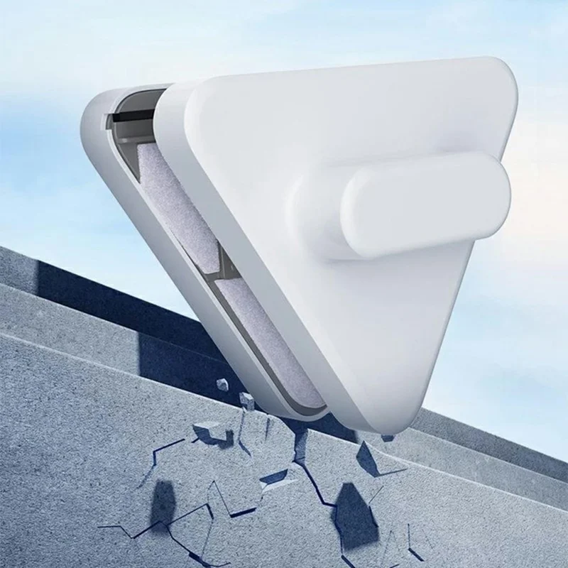 C0815 Zweiflächiger magnetischer Fensterreiniger Dreieck-Glasreinigungsgerät für 0,8-15 mm Einscheiben-Glas