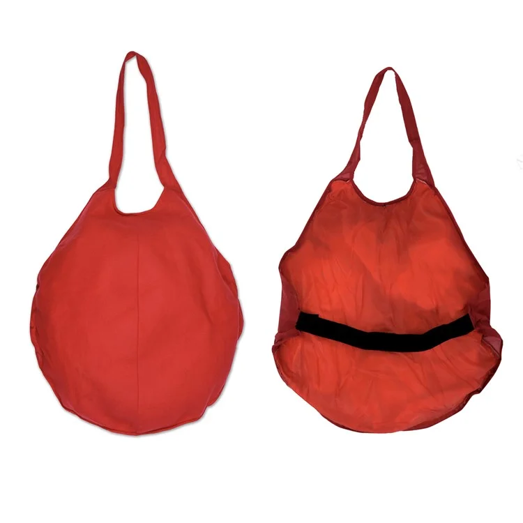 Costume Babbo Natale Imbottito Finto Pancione Xmas Outfit Accessorio - Rosso
