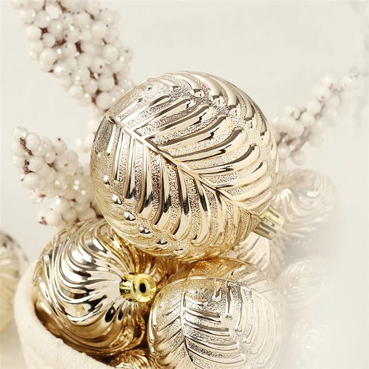Juego de 40 bolas de reno de plástico para árbol de Navidad, decoración de navidad para el hogar y fiestas