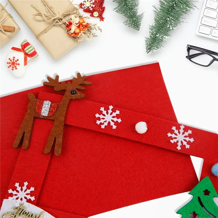 2PCS Adornos de Foto de Navidad Marcos de Fotos Decoraciones Árboles de Navidad Renos Decoración
