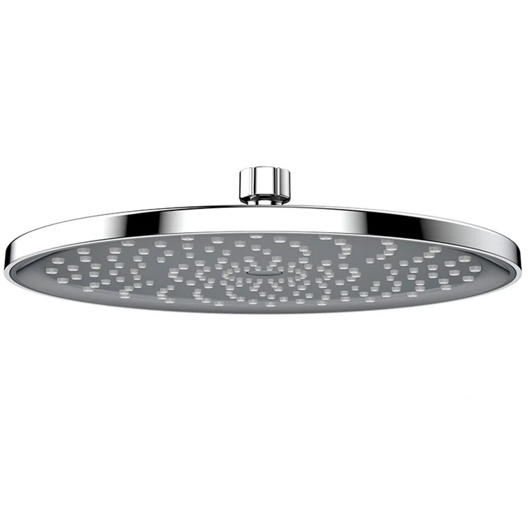 10-inch Rainfall Spray Shower Head High Pressure Round Electroplating ABS Shower Head - Silver