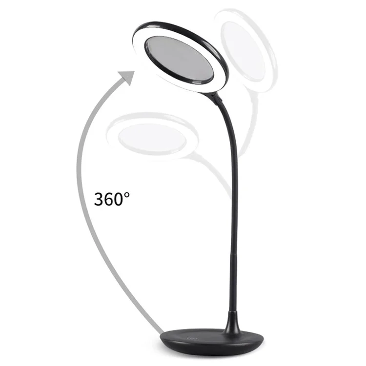 ST-8023 Eye Protection Reading Light Touch Control Desk Lamp with 3 Brightness Modes, Larger Light Circle