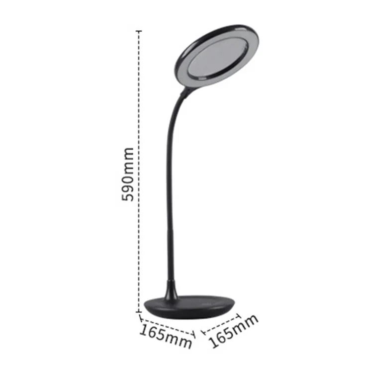 ST-8023 Eye Protection Reading Light Touch Control Desk Lamp with 3 Brightness Modes, Larger Light Circle