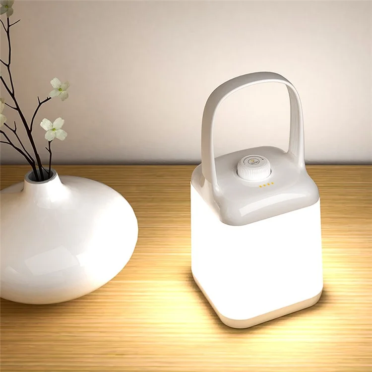 TB-10S Ручная настольная лампа 3 цветовой температуры Dimmable Bedside Night Light - Белый