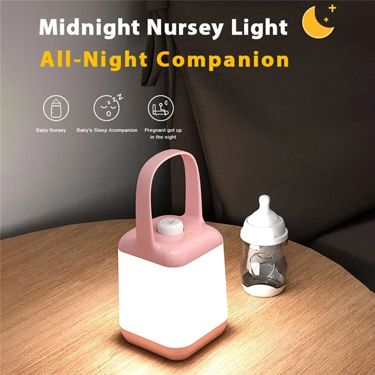TB-10S Ручная настольная лампа 3 цветовой температуры Dimmable Bedside Night Light - Белый
