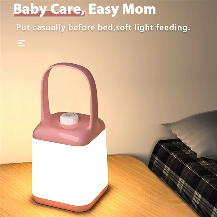 TB-10S Ручная настольная лампа 3 цветовой температуры Dimmable Bedside Night Light - Белый