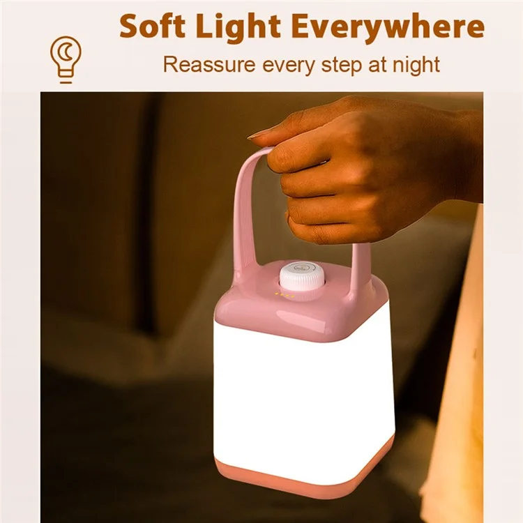 TB-10S Ручная настольная лампа 3 цветовой температуры Dimmable Bedside Night Light - Белый
