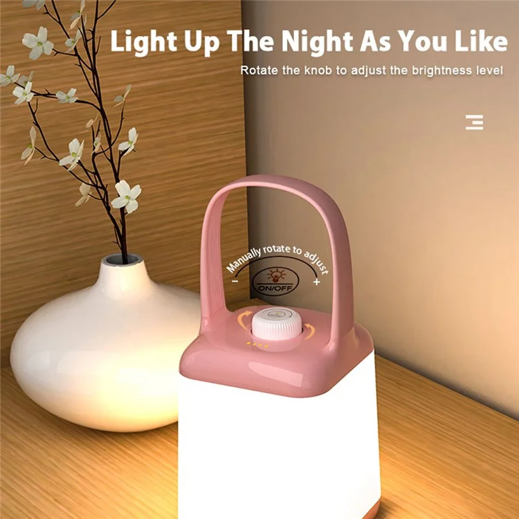 TB-10S Ручная настольная лампа 3 цветовой температуры Dimmable Bedside Night Light - Белый