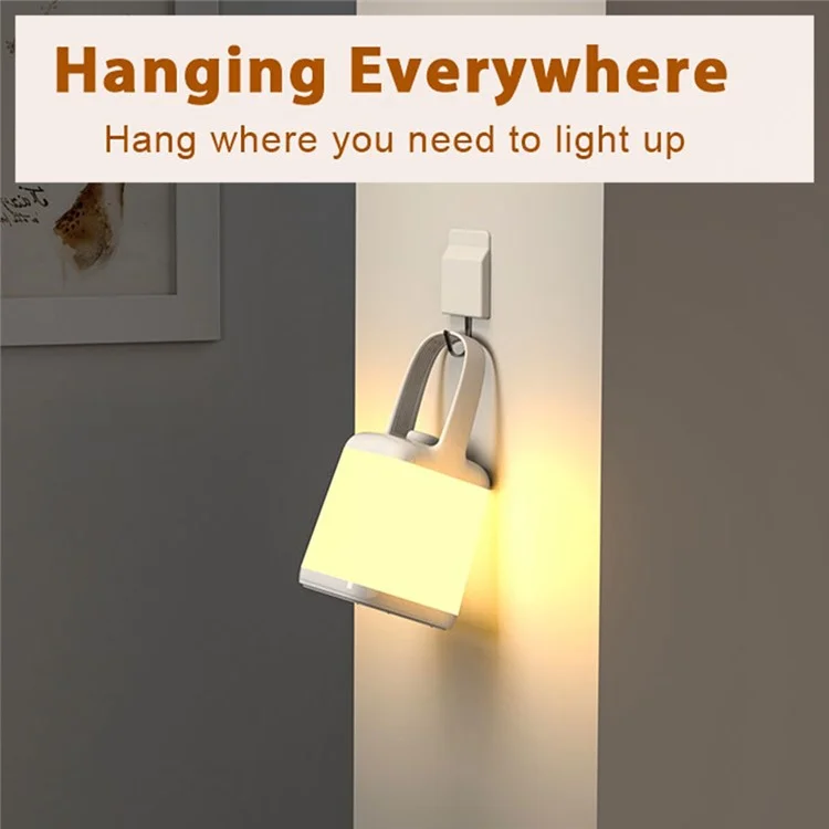 TB-10SW Portable Table Lamp with 5W Wireless Charging Function Dimmable Bedside Night Light - Pink