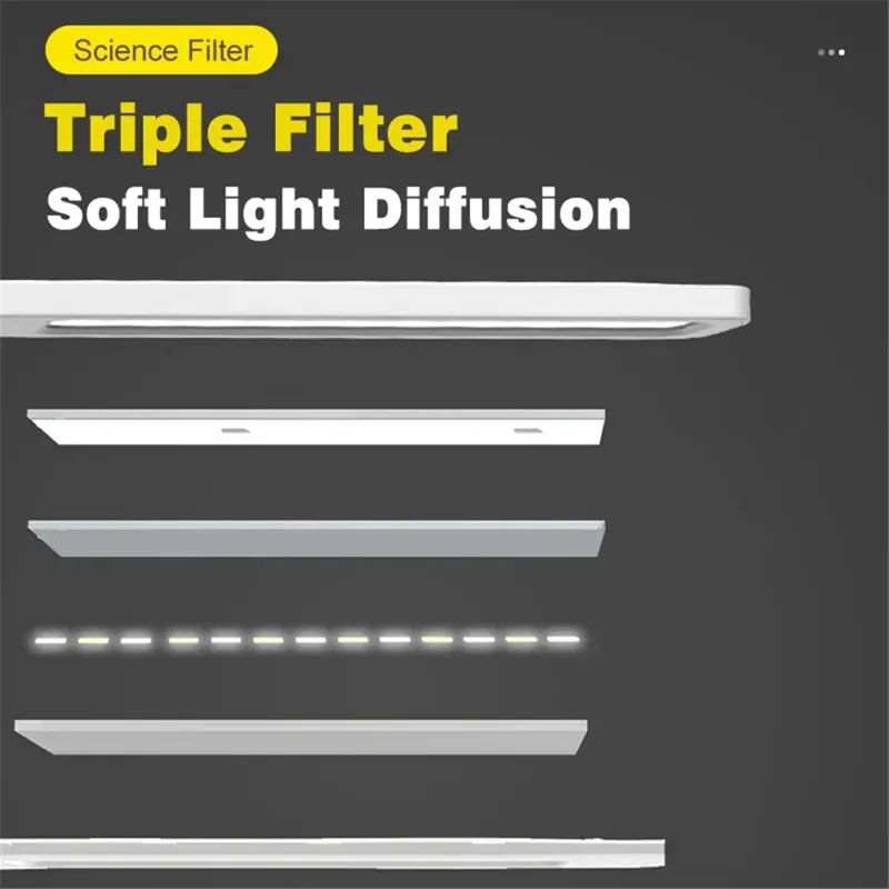 TB-82SLI Foldable Reading Light Touch Control Eye Protection LED Desk Lamp (Built-in 1800mAh Battery)