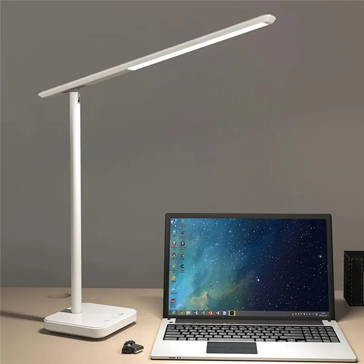 Lámpara de escritorio LED con protección ocular TB-82S Foldable Reading Light con 3 modos de temperatura de color (alimentada por USB)