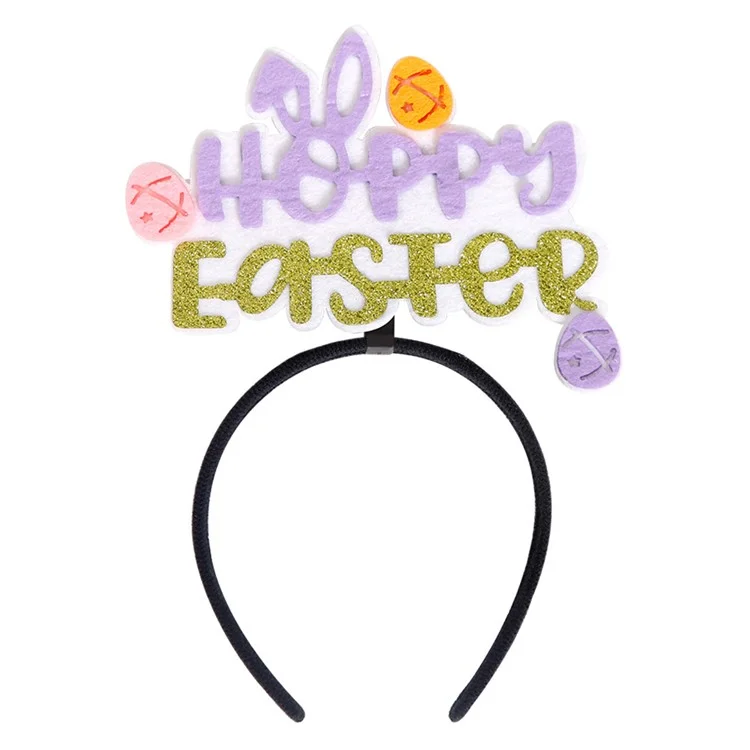 2 Stück Osterhasen-Haarreif, Möhre, Eier, Küken, Kopfband, Party-Requisite - Frohe Ostern