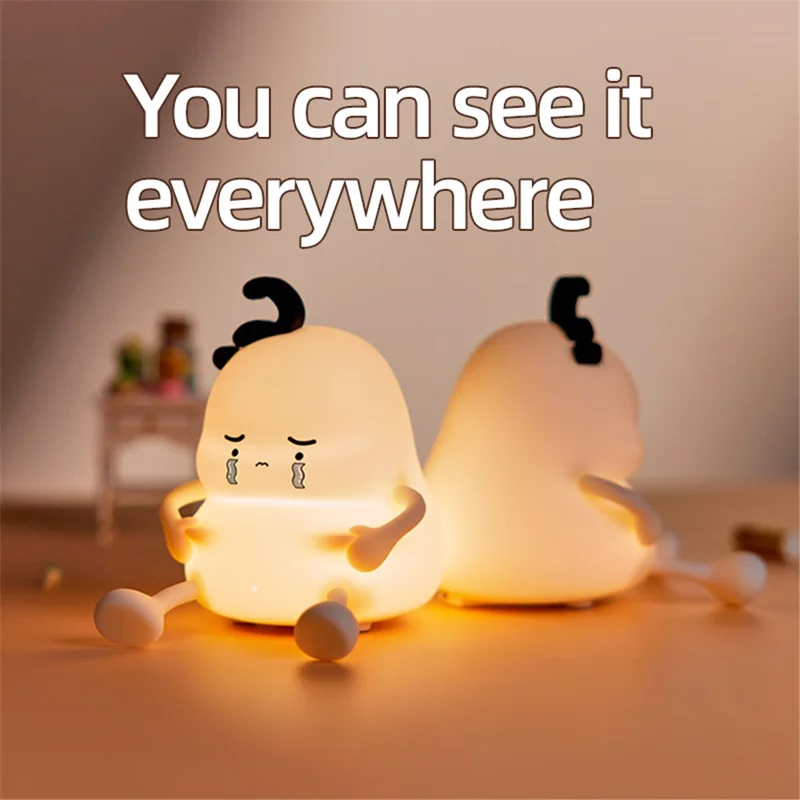 A001 Süße Babyzimmer-Tischlampe, Silikon-Touchlicht-LED (CE, FCC, RoHS)