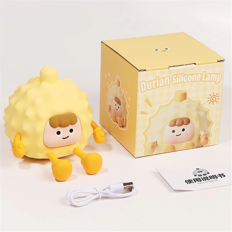 A003 Durian Shape Decor LED Light Silicone Touch Bedside Night Lamp (CE, RoHS, FCC)