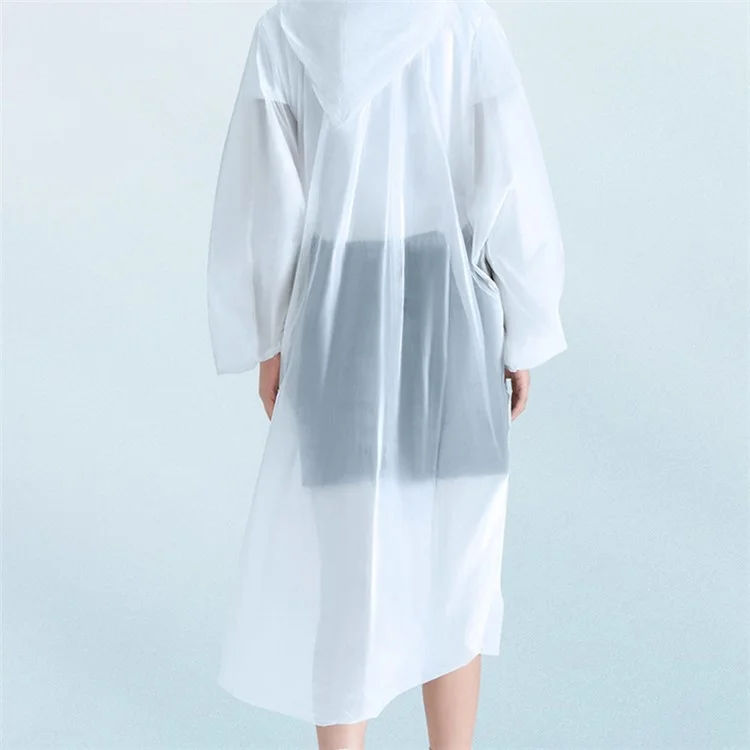 ETRAVEL yy08 7 Pièces Adulte Jetable Poncho de Pluie en PE Transparent pour Voyage Extérieur - Mélange 