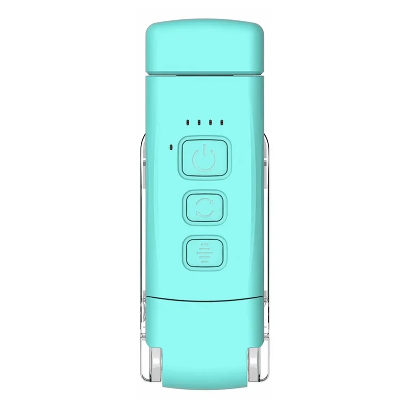 CS-X18 USB Rechargeable Portable Mini Night Light Clip Design Desktop LED Lamp - Lake Blue