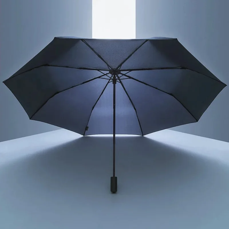 XIAOMIYOUPIN Guarda-chuva Dobrável à Prova de Vento Grande Protetor Solar - Preto