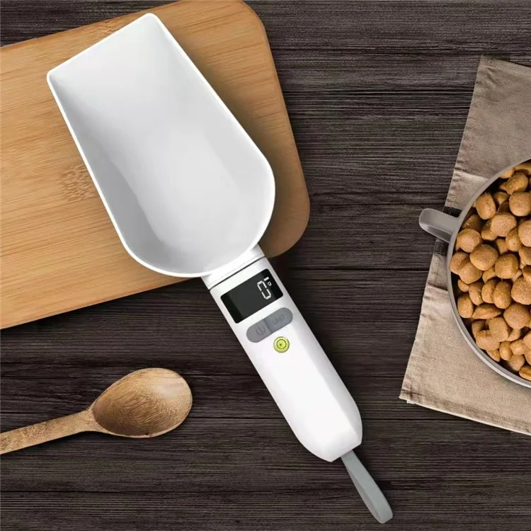 Electronic Pet Food Weighing Spoon Dog Cat Feeding Measuring Scoop (BPA-Free, No FDA Certified)