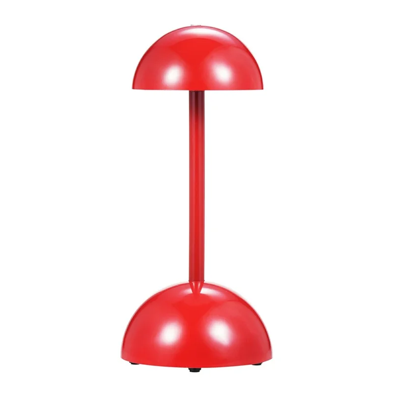 TD-06 Three colors can be switched by touch: white light / warm light / neutral light to create a  Bedside Lamp Mini Battery Operated LED Desk Light - Red