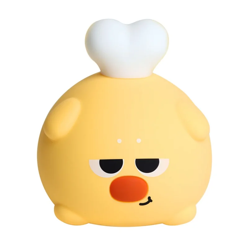 Cute Night Light Children Room Three Gears Cartoon Chicken Leg Timing Bedside Lamp